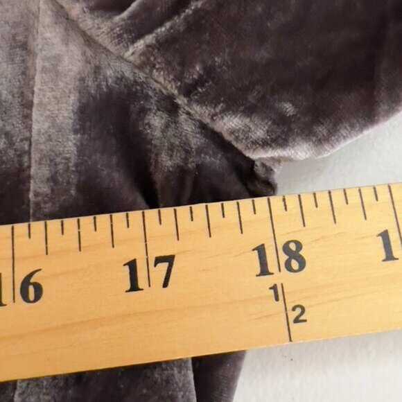 Tahari Brown Velvet Silk Blend Blazer Jacket Women’s Size M - Picture 10 of 11